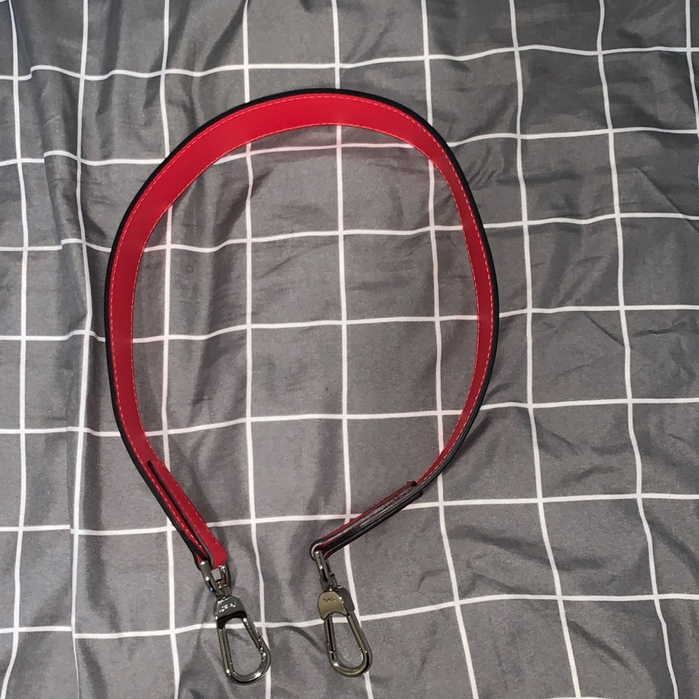 Brand New Le Pliage Cuir Pokemon Red Leather Travel Bag (NWOT) - Picture 13 of 15